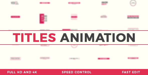 VideoHive Titles Animation 20676995
