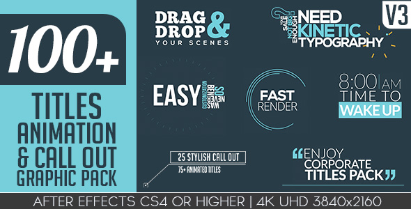 VideoHive Titles Animation Graphic Pack 15931067