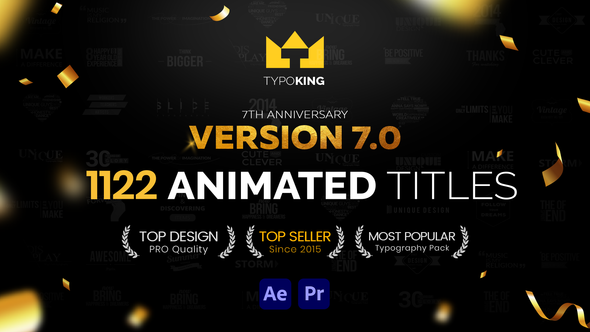 VideoHive TypoKing | Title Animation - Kinetic Typography Text 11263341