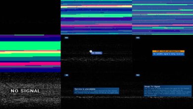 VideoHive Ultimate Bad TV Signal Pack 4931439