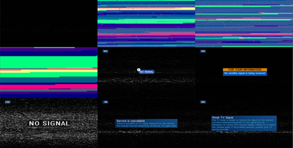VideoHive Ultimate Bad TV Signal Pack 4931439