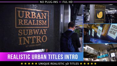 VideoHive Urban Subway Titles | Advertising Intro 19654033