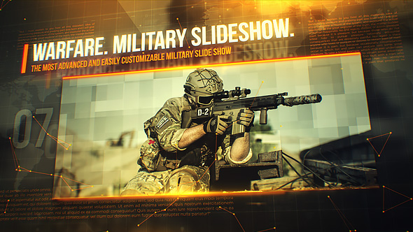 VideoHive Warfare. Military Slideshow. 20949834