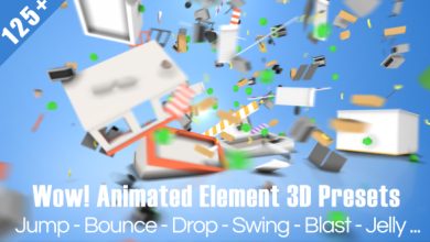VideoHive Wow! Dynamic Element 3D Presets 19997366