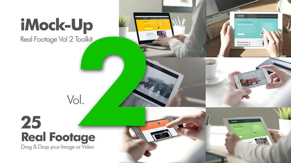 VideoHive iMock-Up Real Footage Vol 2 9778156