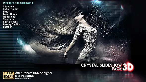Videohive Crystal Slideshow Pack 3D 20854841