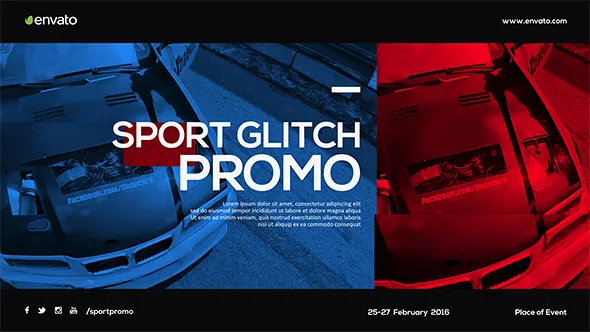 Videohive Sport Glitch Promo 14281104