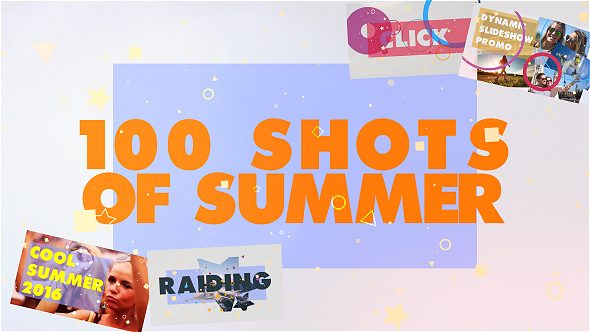 VideoHive 100 Shots of Summer Slideshow 17831020