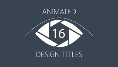 VideoHive 16 Animated Design Titles 19277700