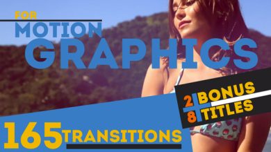 VideoHive 165 Transitions & 28 Titles Pack Motion Graphics 17024070