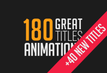 VideoHive 180 Great Title Animations 17403772