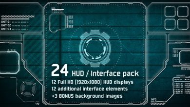 VideoHive 24 Hi-Tech HUD / Interface Pack 2836699