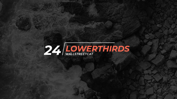 VideoHive 24 Lower Thirds 24582042