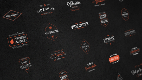VideoHive 25 Animated Titles & Badges & labels 17286686