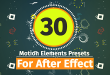 VideoHive 30 Motion Element Presets Pack After Effects Presets 19485246