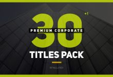 VideoHive 30+1 Premium Corporate Titles Pack 18526683