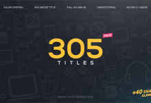 VideoHive 305 Titles Ultimate Pack 16262208