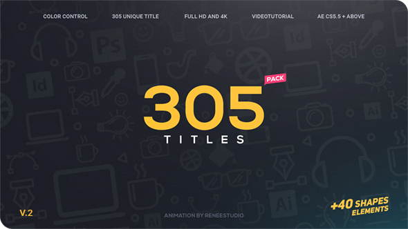 VideoHive 305 Titles Ultimate Pack 16262208