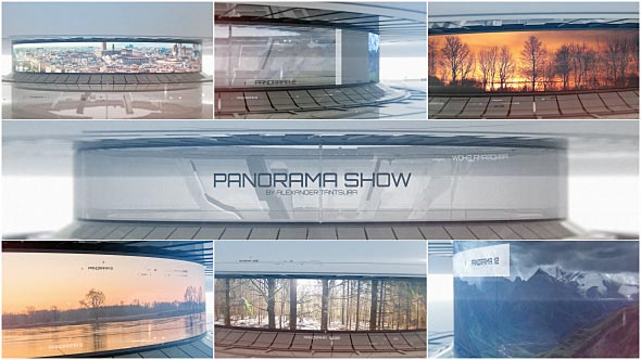 VideoHive 3D Panorama | Sci-Fi Video Displays 21364924