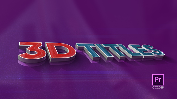 VideoHive 3D Titles 24085258