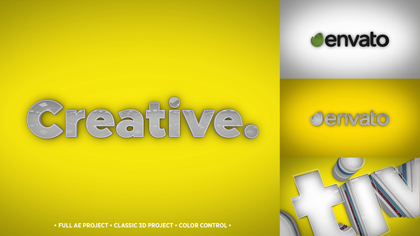 VideoHive 3D Typo Logo 22878961