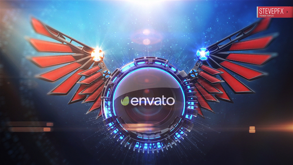 VideoHive 3D Wings Logo Reveal 6659911
