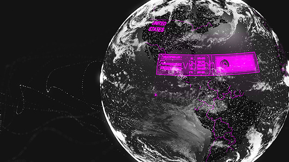 VideoHive 3d Element Dark Planet 8414942