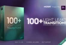 VideoHive 4K Light Leaks Transitions | For Premiere Pro 23482683