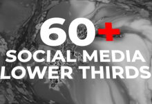 VideoHive 60 Social Media Lower Thirds 24555945