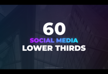 VideoHive 60 Social Media Lower Thirds 25012910