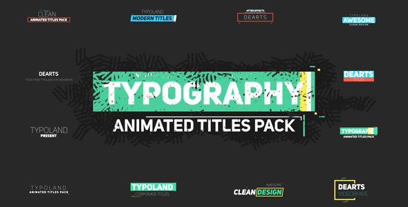 VideoHive 75 Typography 21103442