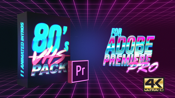 VideoHive 80's VHS Intro Pack | MOGRT for Premiere Pro 21825551