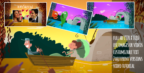 VideoHive A Fishy Valentine Cartoon 10069874