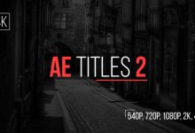VideoHive AE Titles 2 16413806