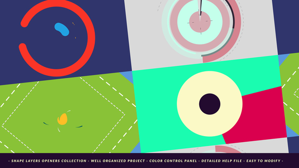 VideoHive Abstract Shapes Opener 5446146