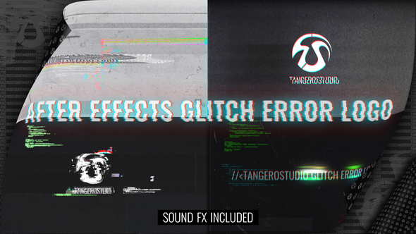 VideoHive After Effects Glitch Error Logo Abstract 28285086