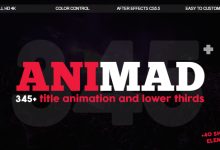 VideoHive AniMad | 345+ Titles and Lower Thirds 20014679