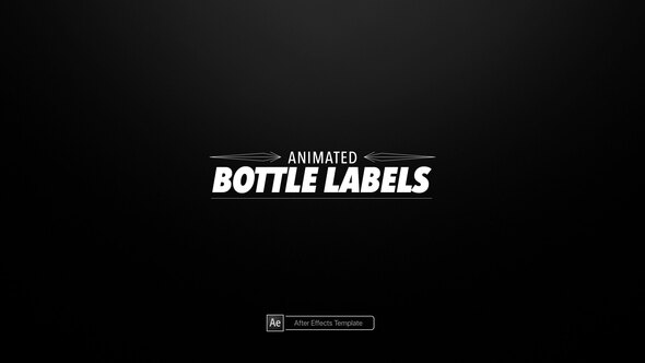 VideoHive Animated Bottle Labels 26572095