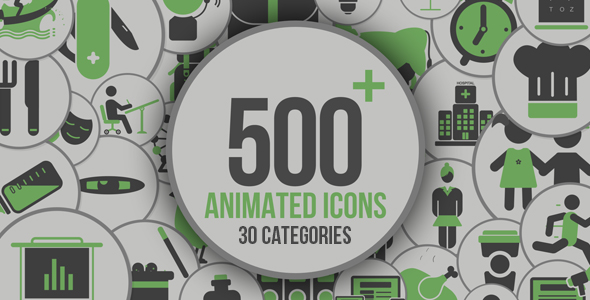 VideoHive Animated Icons 500+ 21005179