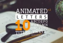 VideoHive Animated Letters & 10 Titles Layout V2 19528794
