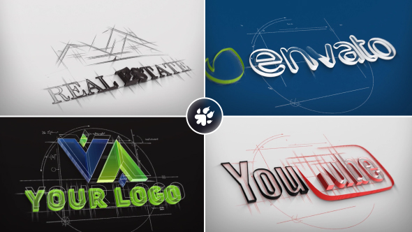 VideoHive Architect Sketch Logo 19615545