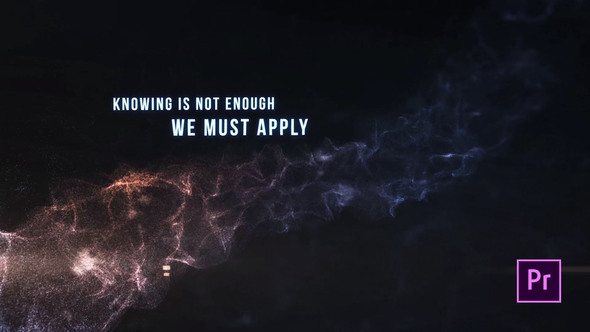 VideoHive Atmospheric Particle Titles - Premiere Pro 24958829