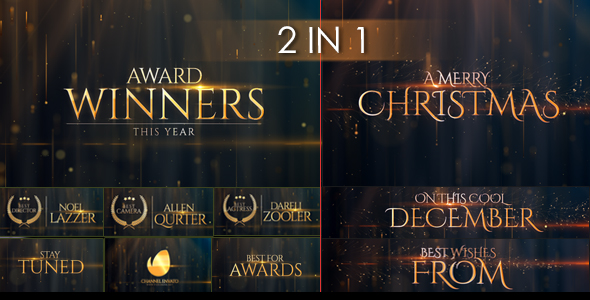 VideoHive Award Winners & Christmas Message 19051261
