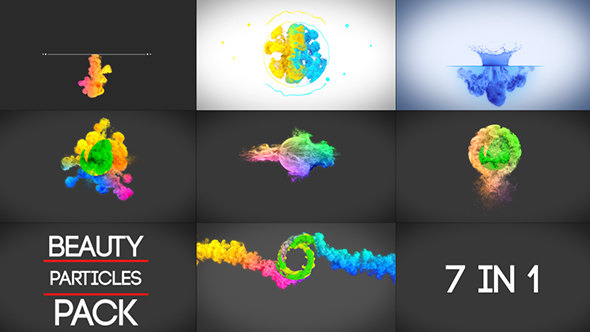 VideoHive Beauty Particles Logo Pack 19961907