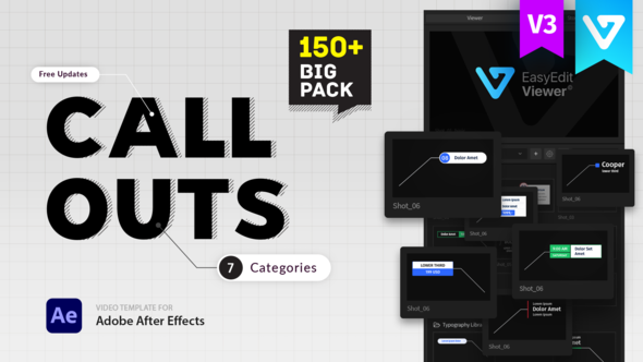 VideoHive Big Pack Call-Outs 22637730