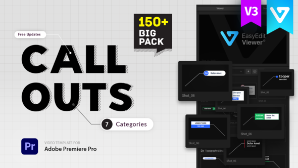 VideoHive Big Pack Call-Outs | Premiere Pro 22669616