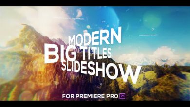 Big Titles Slideshow for Premiere Pro – Download 25247867 Videohive