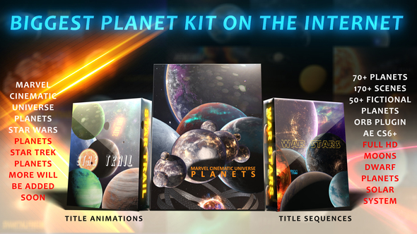 VideoHive Biggest Solar System Kit On The Internet V.8 23769919