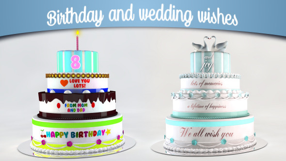 VideoHive Birthday and Wedding Wishes 12839150