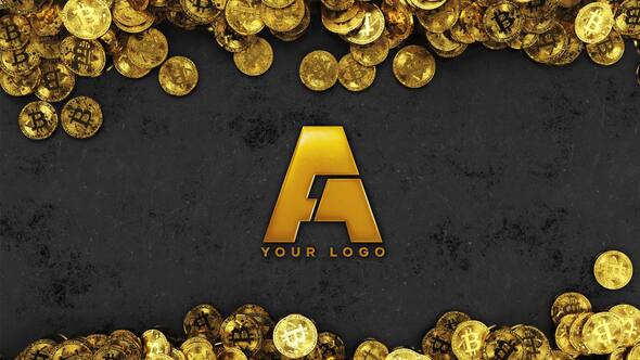 VideoHive Bitcoin logo reveal 26933307